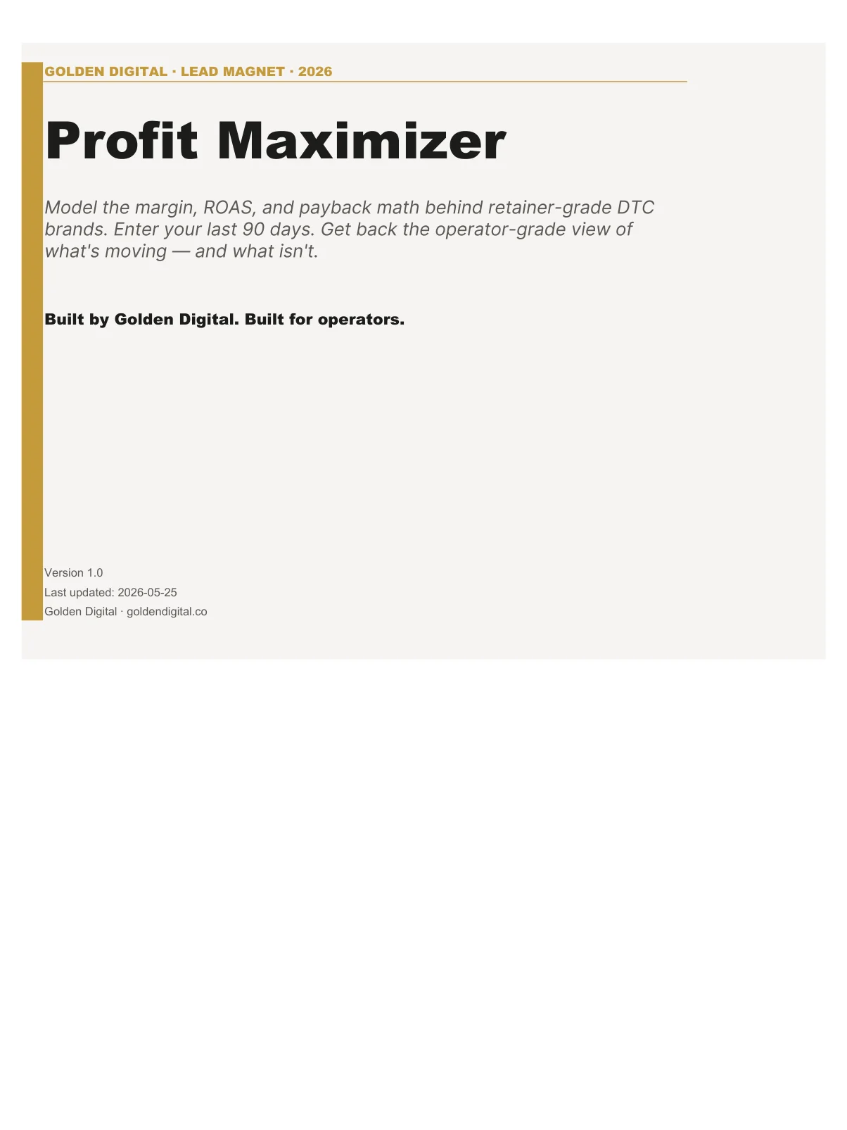 The Workbook